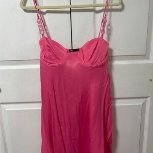 Zara Vibrant Pink Mini Dress